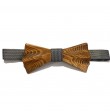 Wooden bow tie 3d
