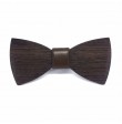 Wooden bow tie DEEP BROWN