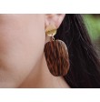 Exotic hanging earrings