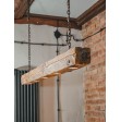 Wooden beam lamp