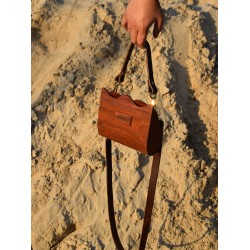 Wooden bag MINI WAVE