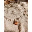 Necklace made of freshwater pearls and wood