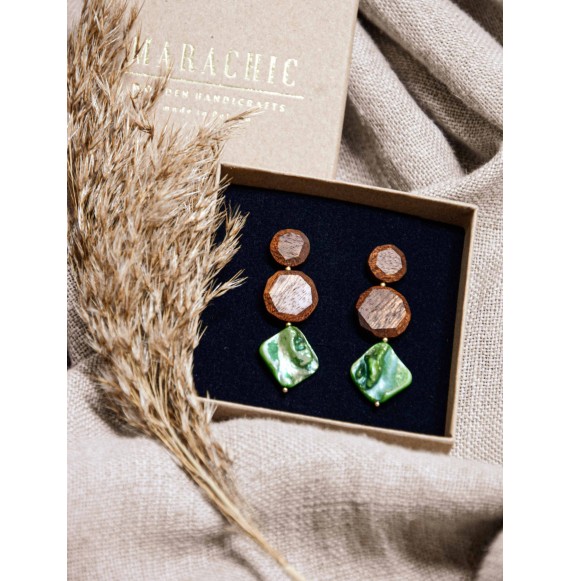 Green Magic Earrings