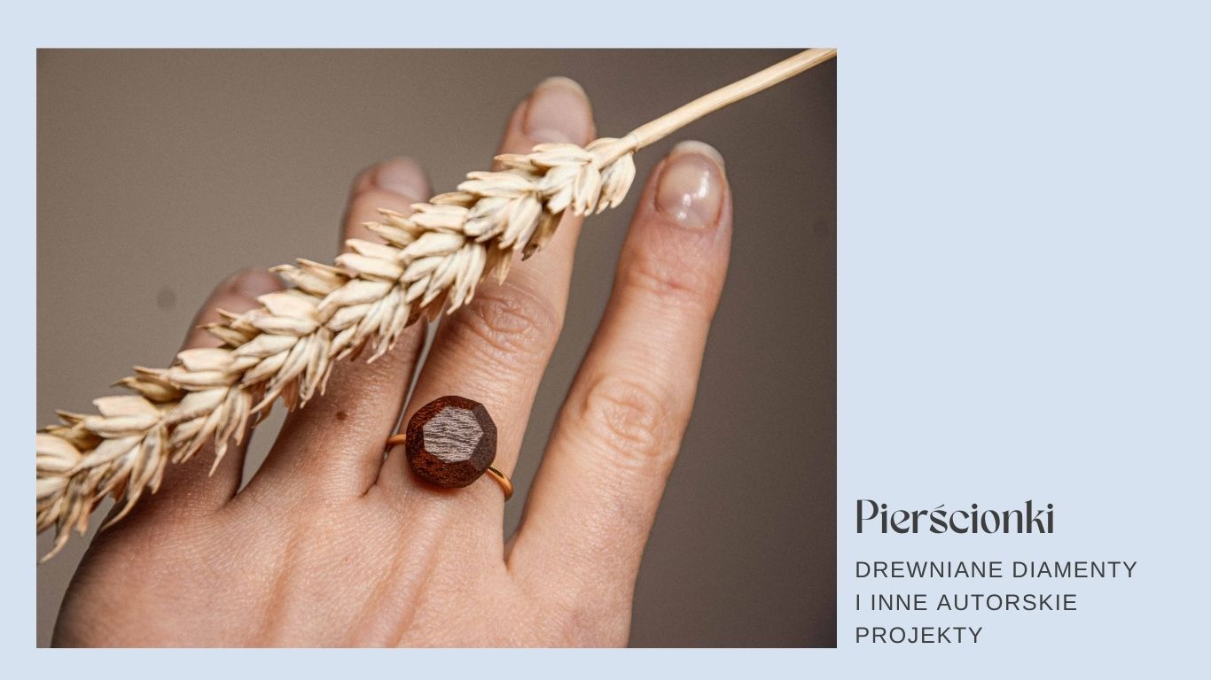 Wyjątkowe pierścionki z drewna by Marachic